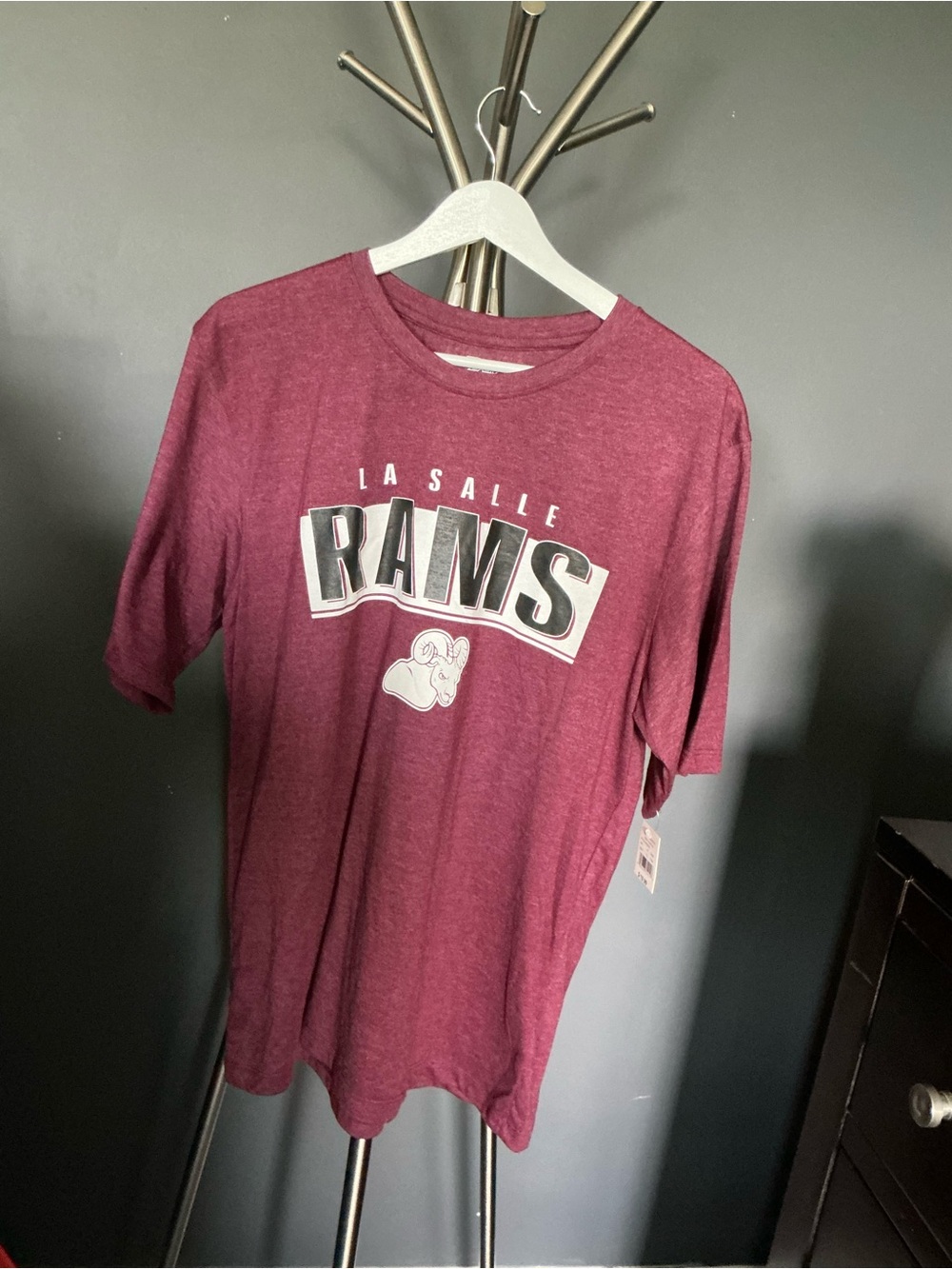 Rams Maroon Short Sleeve Graphic Tee